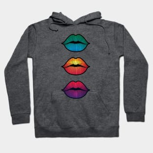 Color Kiss Lips Hoodie